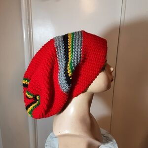 Colorful Knit Slouchy Beanie